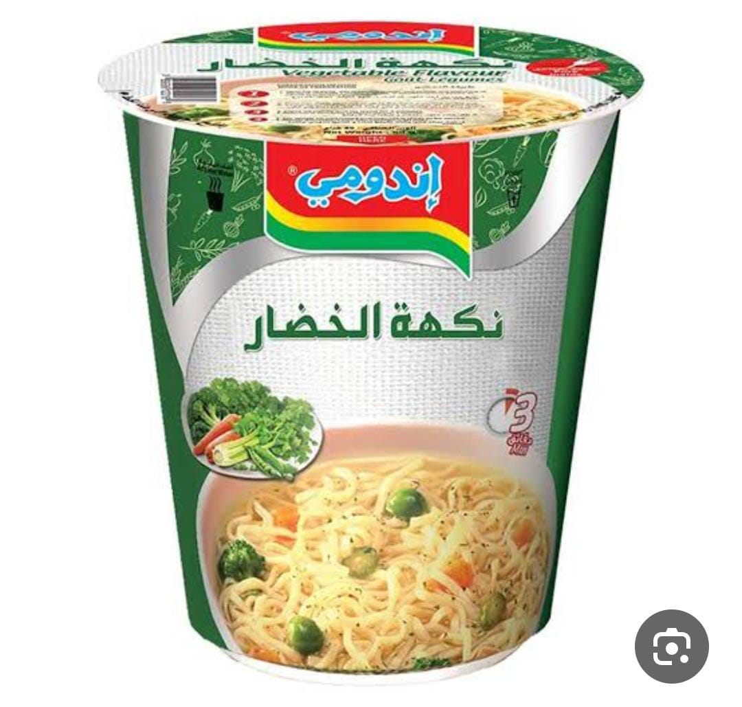 اندومي اكواب خضار